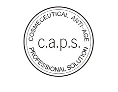 c.a.p.s. COSMECEUTICAL ANTI-AGE PROFESSIONAL SOLUTION