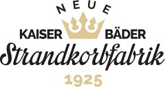NEUE KAISER BÄDER Strandkorbfabrik 1925