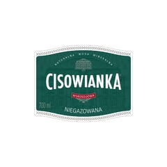 NATURALNA WODA MINERALNA CISOWIANKA NISKOSODOWA NIEGAZOWANA 700 ml