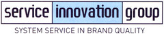 service innovation group SYSTEM SERVICE IN BRAND QUALITY