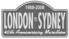 1968-2008 LONDON TO SYDNEY 40th Anniversary Marathon