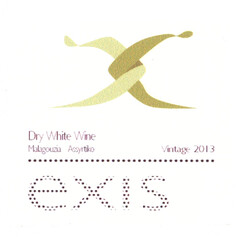 exis Dry White Wine Malagouzia Assyrtiko Vintage 2013