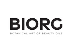 BIORG BOTANICAL ART OF BEAUTY OILS