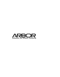 ARBOR
Embedded and Network Computing
