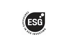 ESG CERTIFICATE IN ESG INVESTING