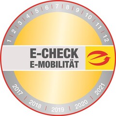 E-CHECK E-MOBILITÄT 1 2 3 4 5 6 7 8 9 10 11 12 2017 2018 2019 2020 2021