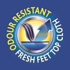 ODOUR RESISTANT FRESH FEET TOP CLOTH