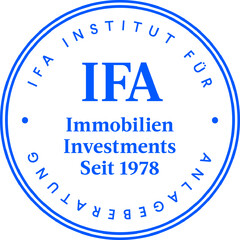 IFA Immobilien Investments Seit 1978 IFA INSTITUT FÜR ANLAGEBERATUNG