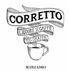 CORRETTO LIQUORE DI CAFFE' IN GRAPPA MARZADRO