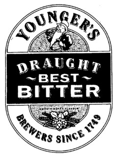 YOUNGER'S DRAUGHT BEST BITTER BREWERS SINCE 1749