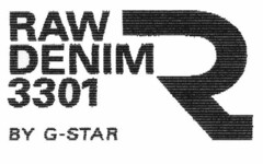 RAW DENIM 3301 BY G-STAR