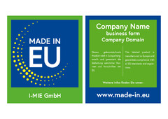 MADE IN EU I-MIE GmbH