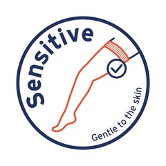 Sensitive Gentle to the skin