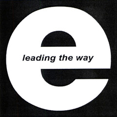 e leading the way