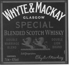 WHYTE & MACKAY GLASGOW SPECIAL BLENDED SCOTCH WHISKY