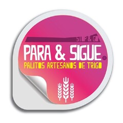 STOP & GO PARA & SIGUE PALITOS ARTESANOS DE TRIGO