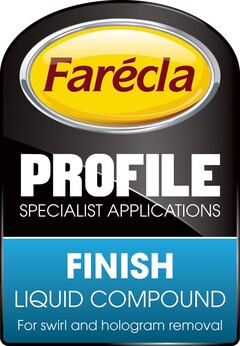 Farecla PROFILE SPECIALIST APPLICATIONS FINISH LIQUID COMPOUND For swirl and hologram removal