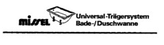 MISSEL Universal-Trägersystem Bade-/Duschwanne