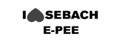 I SEBACH E - PEE