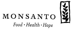 MONSANTO Food · Health · Hope