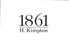 1861 H. Kimpton