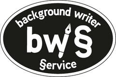 background writer bw's Service