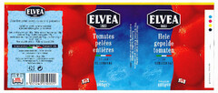 ELVEA 1885 Tomates pelées entières AU JUS DE TOMATES ELVEA 1885 Hele gepelde tomaten OP TOMATENSAP