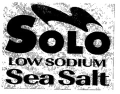SOLO LOW SODIUM Sea Salt