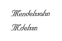 Mendelssohn M.delssn