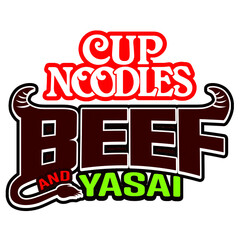 CUP NOODLES BEEF AND YASAI