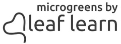 microgreens by leaf learn