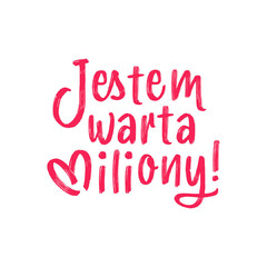 Jestem Warta Miliony!