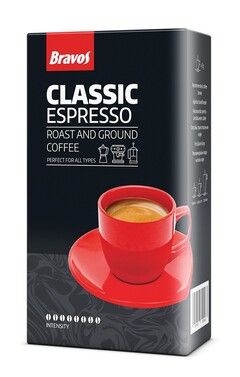 Bravos - Classic Espresso - roast and ground coffee