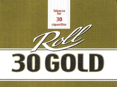 Tobacco for 30 cigarettes Roll 30 GOLD