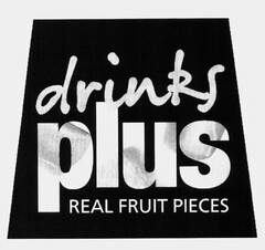 drinks plus REAL FRUIT PIECES