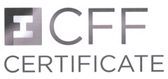 CFF CERTIFICATE