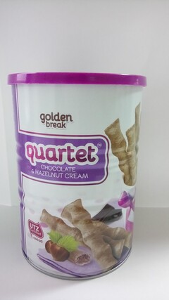 UTZ certified cocoa golden break quartet CHOCOLATE & HAZELNUT CREAM