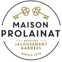 MAISON PROLAINAT RECETTES JALOUSEMENT GARDEES DEPUIS 1973