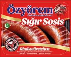 Özyörem - Sigir Sosis Rindswürstchen