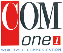 COM one 1 WORLDWIDE COMMUNICATION