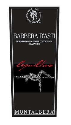 Barbera d'Asti denominazione di origine controllata e garantita Lequilibrio Montalbera