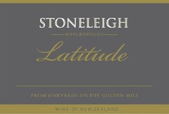 STONELEIGH  MARLBOROUGH  LATITUDE  FROM VINEYARDS ON THE GOLDEN MILE  WINE OF NEW ZEALAND
