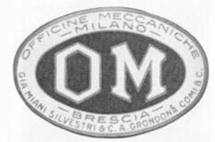 OM OFFICINE MECCANICHE - MILANO - BRESCIA -