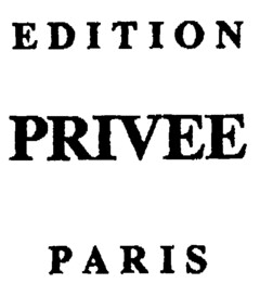 EDITION PRIVEE PARIS