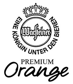Warsteiner EINE KÖNIGIN UNTER DEN BIEREN PREMIUM Orange