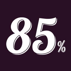 85%