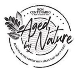 RON CENTENARIO EL RON DE COSTA RICA Aged by Nature BLENDED IN THE FOREST WITH LIGHT AND HEAVY RUMS