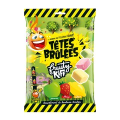 fruity KIFF,                                TÊTES BRÛLÉES les bonbons qui t'éclatent grave !