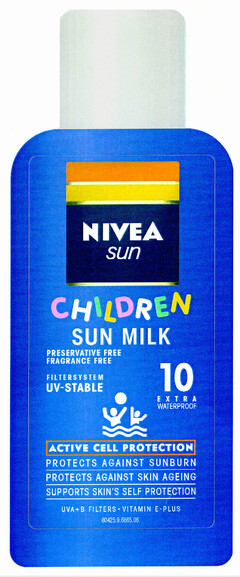 NIVEA sun CHILDREN SUN MILK
