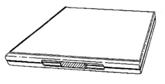 The mark consists of a rectangular portion in the opening edge of a container as shown by the shaded area in the representation, the rectangular portion being of contrasting colour to neighbouring parts of the container.